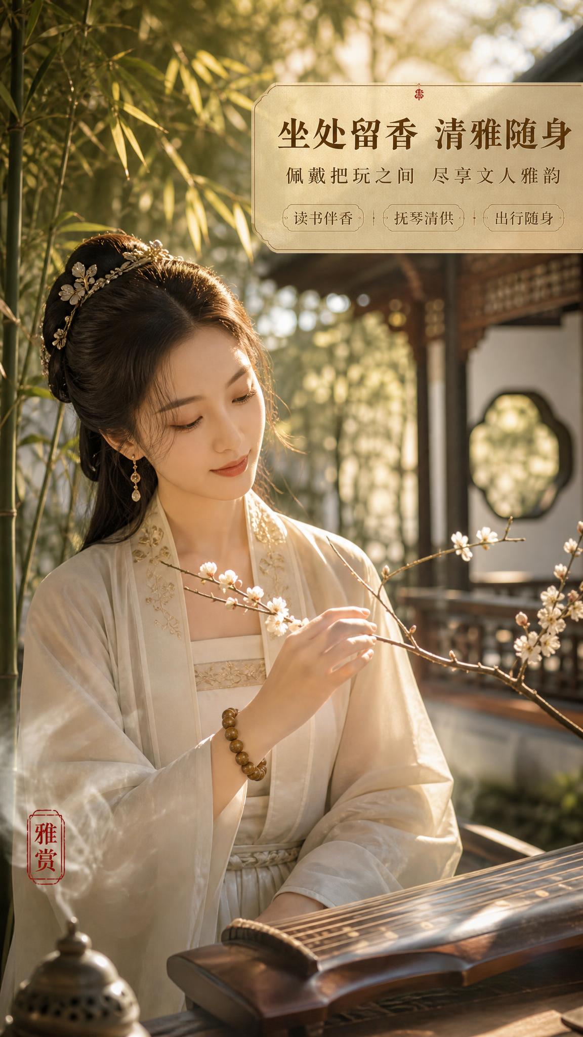 [商品] 使用【图1】荀令十里香香珠手串；保留18颗圆珠、棕褐… - 图片创意预览