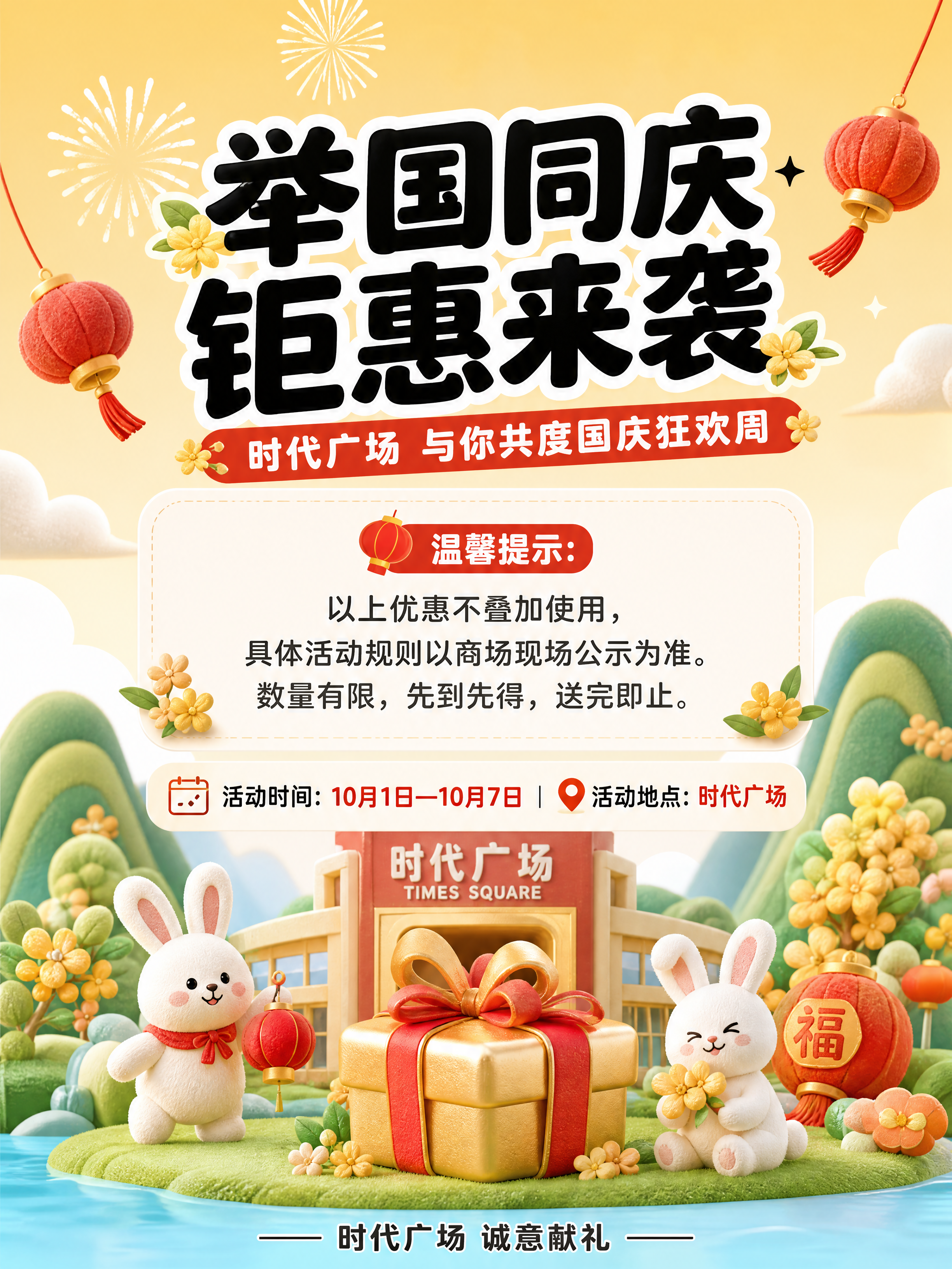 [商品] 无实物商品，为时代广场国庆促销活动尾图行动号召页，参… - 图片创意预览