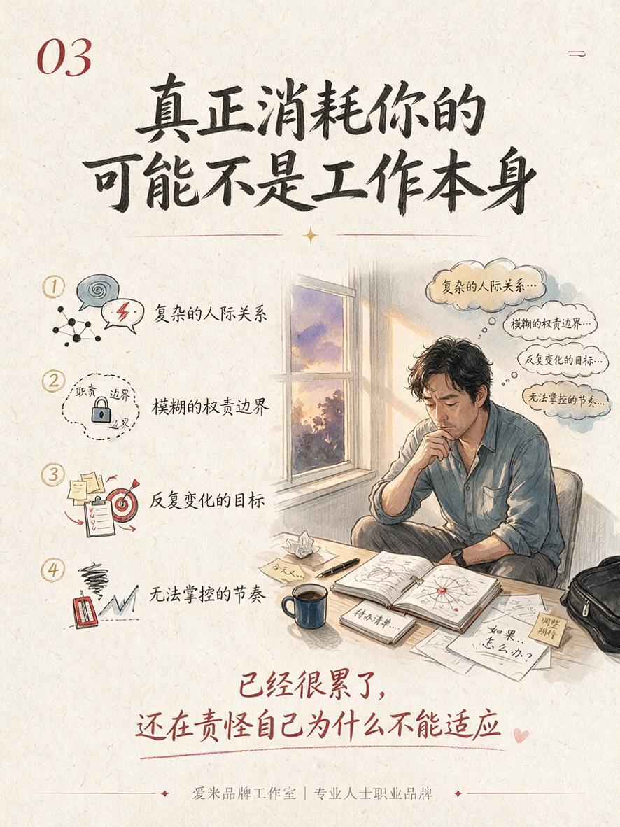竖版小红书图文内页，尺寸比例3:4，现代职业咨询手绘信息图风格… - 图片创意预览