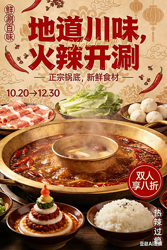 帮我给图片背景加上同色系印花，提升质感