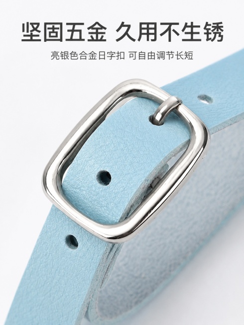 [第4屏] 细节特写页-金属调节扣材质微距展示。本屏使用【图3】作为细节主体。
[氛围/风格] 微距特写质感，突出金属配件的牢固和品质。
[元素布局] 金属扣特写占据画面中心80%区域，完整展示金属日预览效果