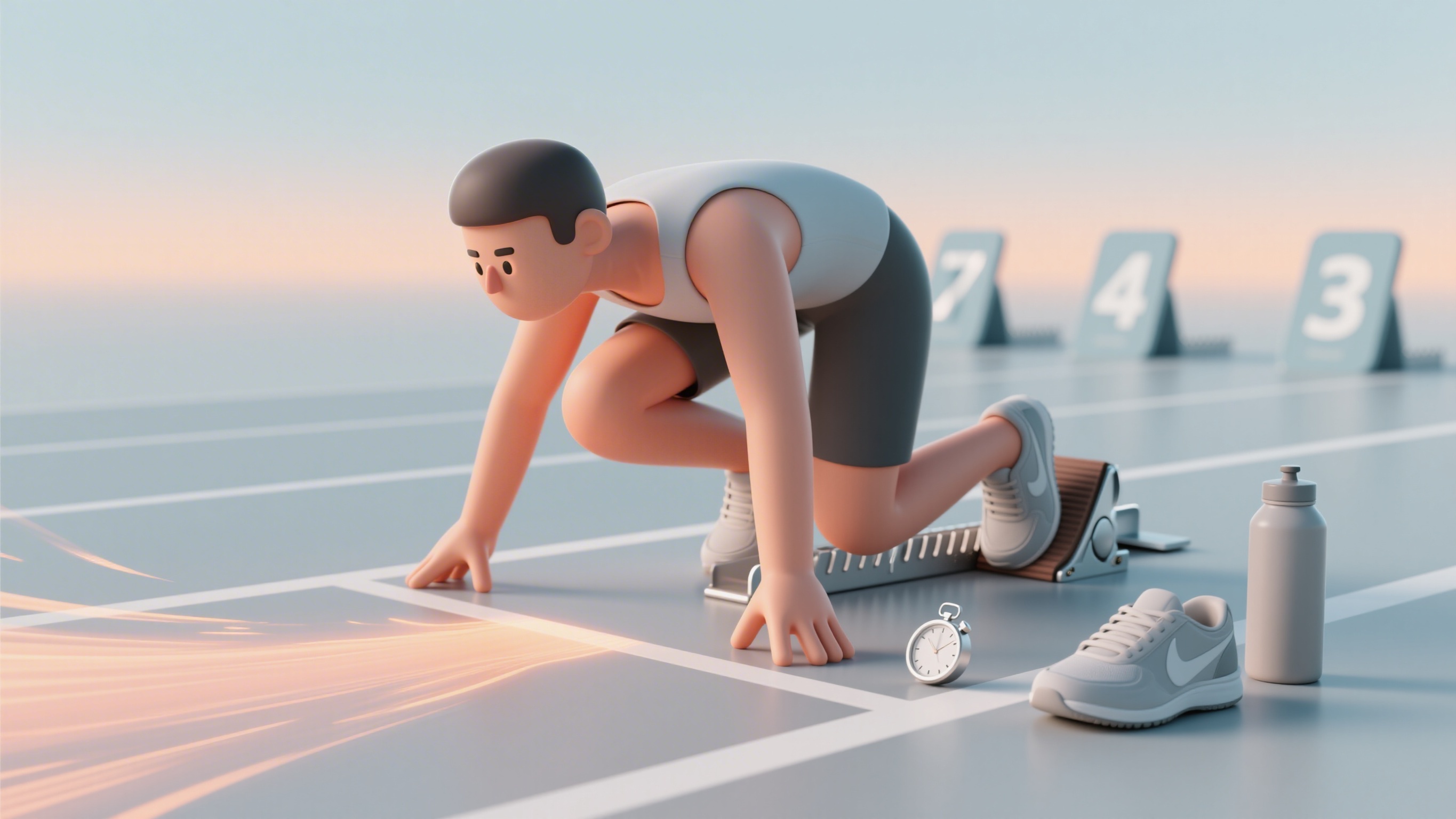 3D插画风格，C4D渲染，OC渲染，Blender建模，柔软光… - 图片创意预览