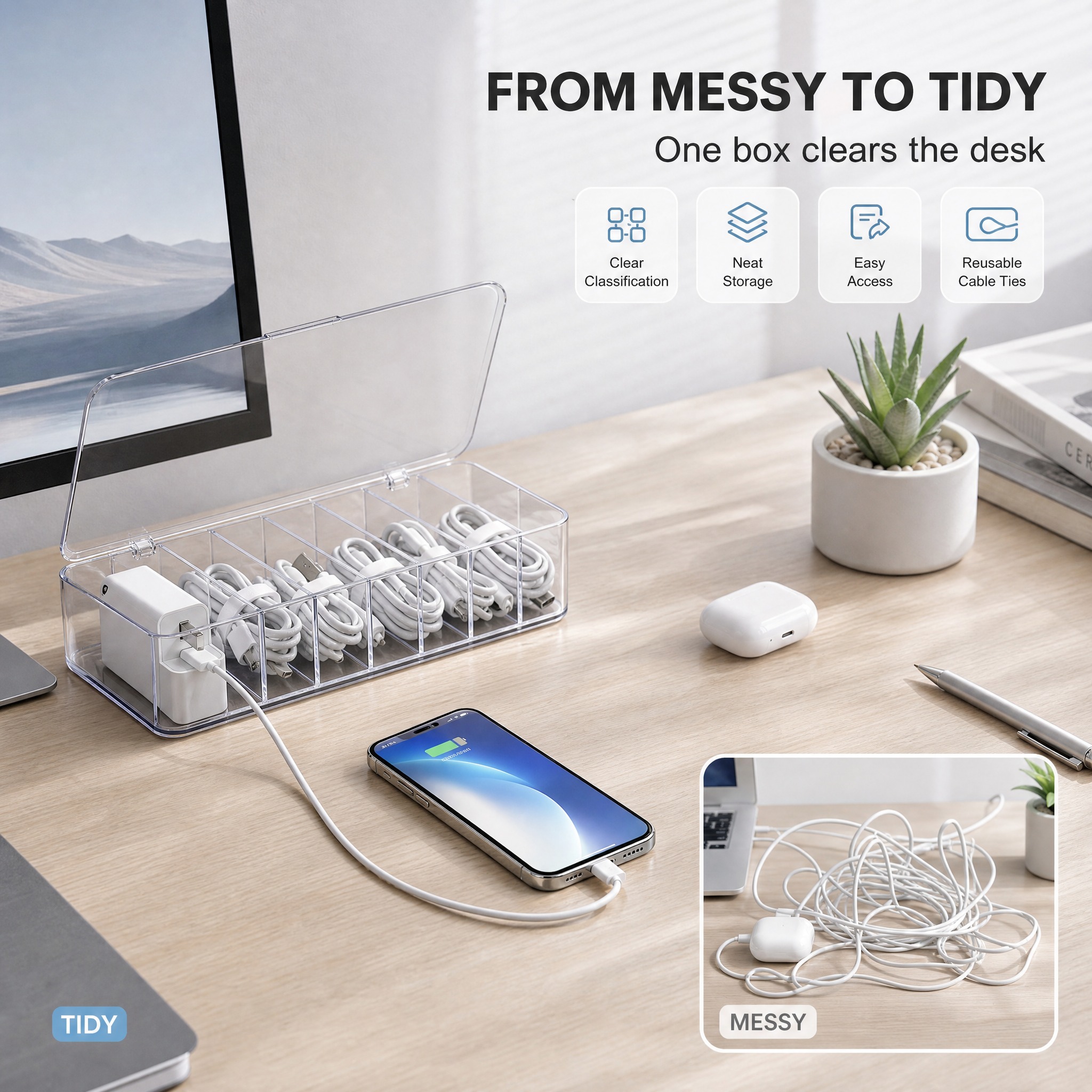 [主图-4] Cable Management Box wit… - 图片创意预览