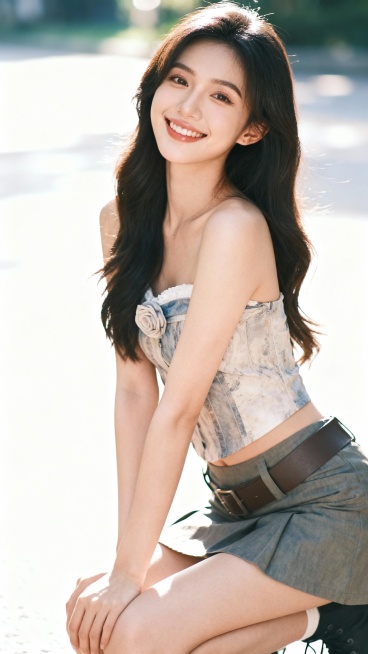 生成30张漂亮小姐姐全身照片预览效果