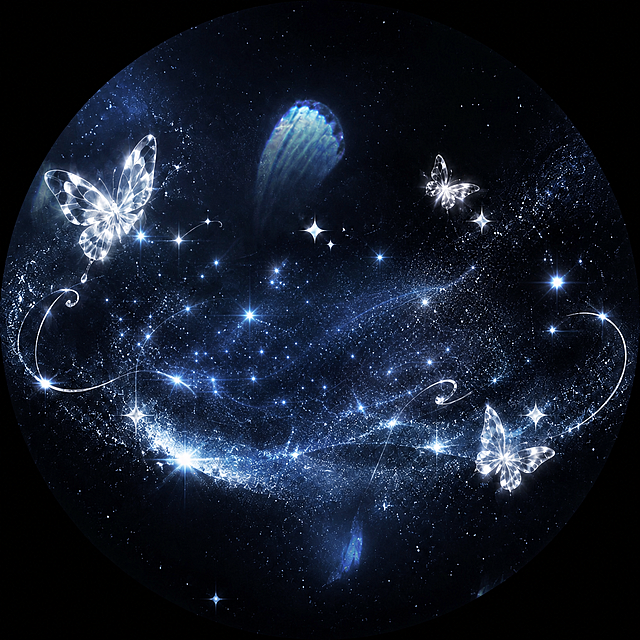 去除图片中的幻化师续文字，保留画面其他内容，制作适合做头像的背景，画面整体协调自然