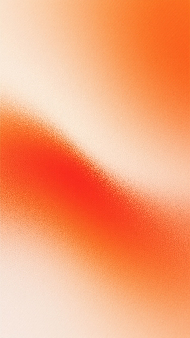 明亮的橙色渐变背景，从温暖的浅橙向深邃的橙红色平滑过渡，带有细腻的光泽感和轻微的纹理变化，整体呈现出柔和而富有活力的视觉效果，适合作为现代简约风格的设计底图，无任何文字和图案元素，纯粹的色彩美学展示。