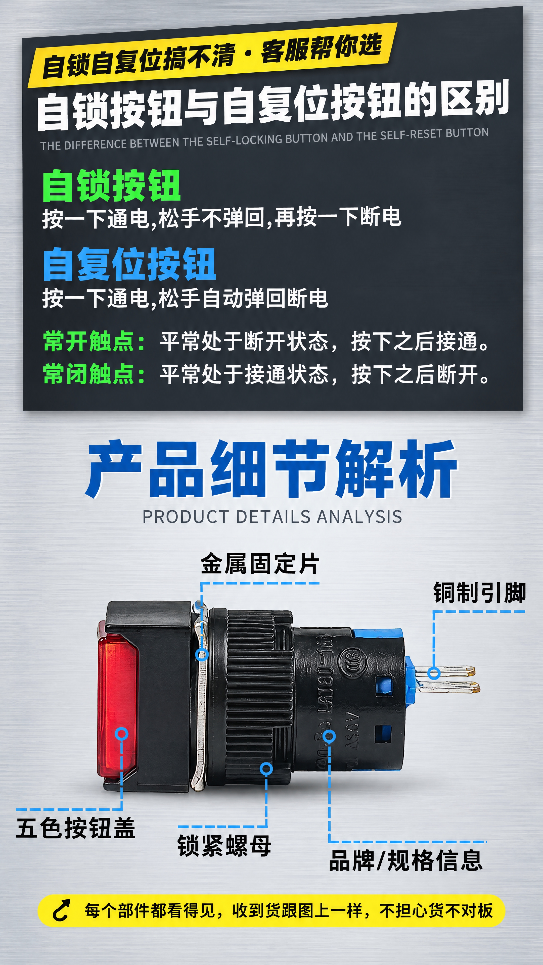 淘宝详情页说明图，宽度750px，高度较长，工业风干净专业。整… - 图片创意预览