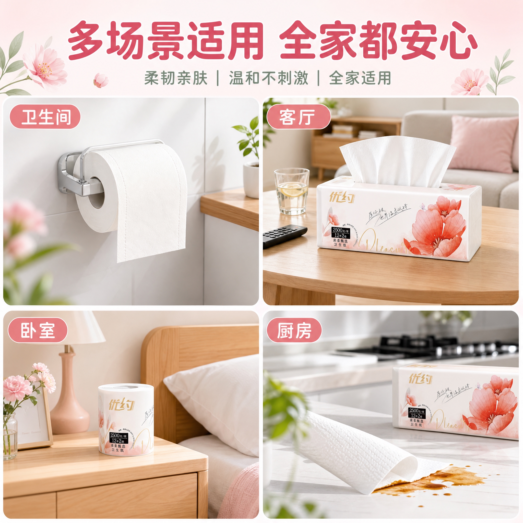 [主图-7] 多场景适用 全家都能用 [统一基调] 拼多多清新… - 图片创意预览