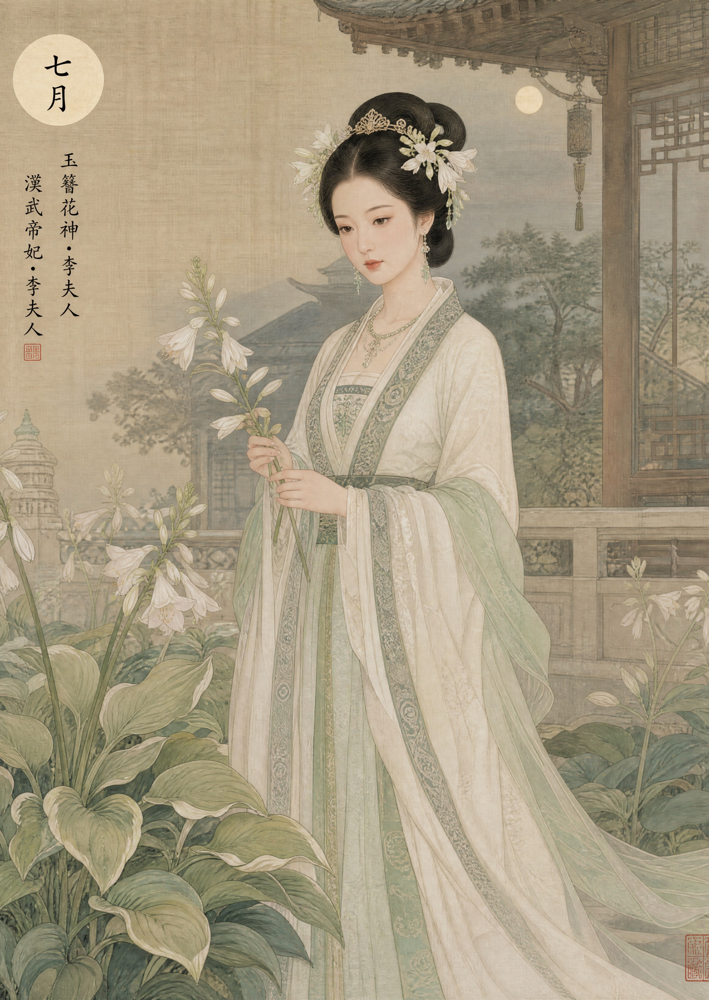 July Flower Fairy, Goddess of H… - 图片创意预览
