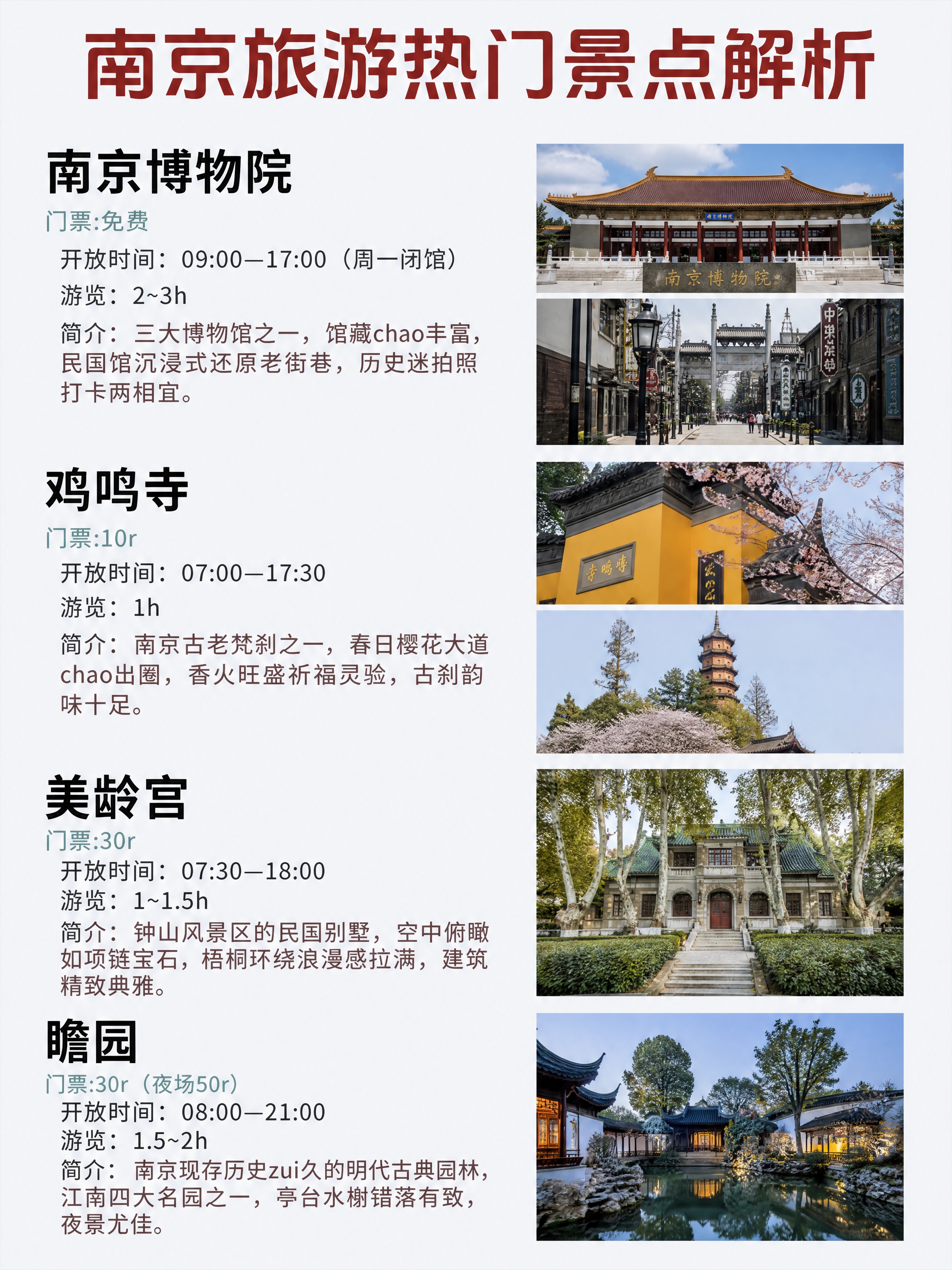 小红书旅游攻略长图内页，3:4竖版，参考【图3】的版式骨架、分… - 图片创意预览