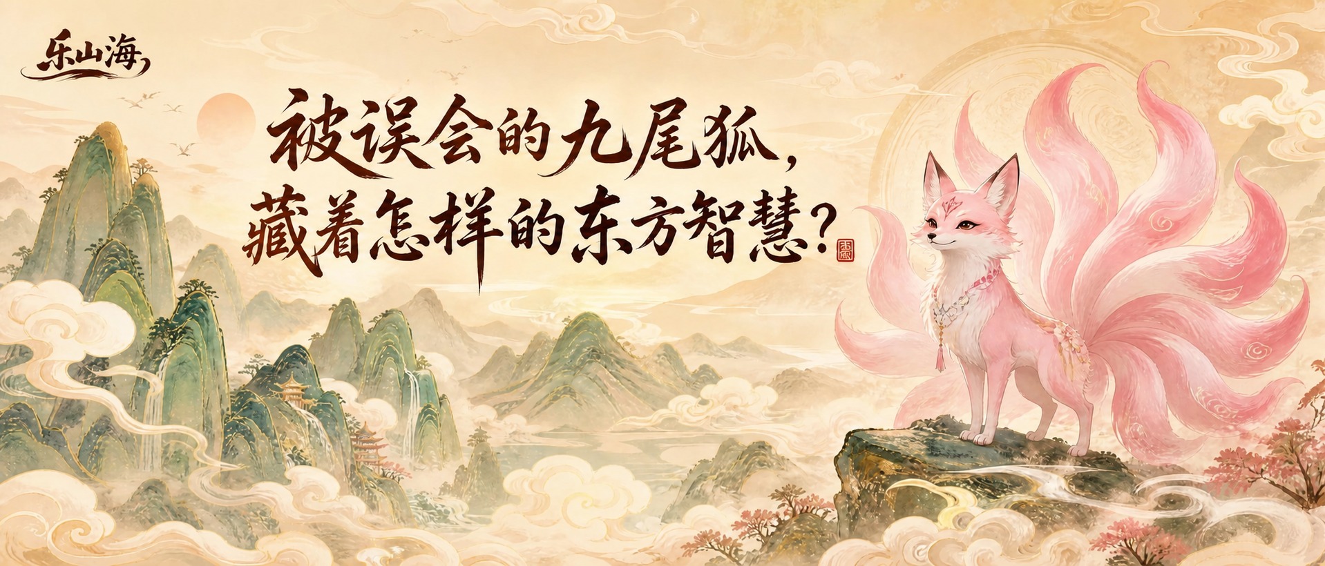 将图片左上角的LOGO替换为参考图2左上角的"乐山海"艺术字体… - 图片创意预览