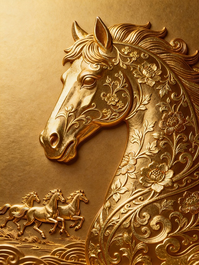 红色部分改成金色，金色部分不变，超高清8K