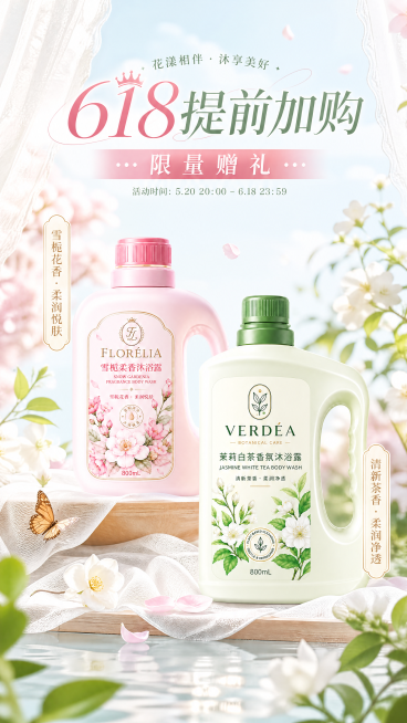 618大促电商海报预览效果