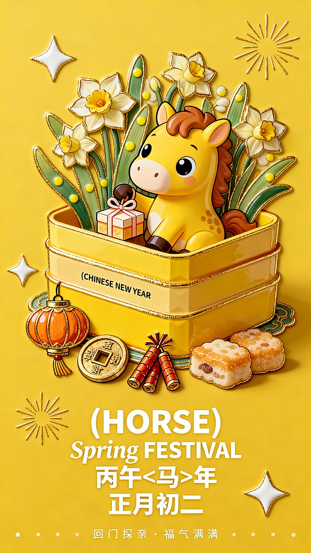 漆线雕 马年春节 初二