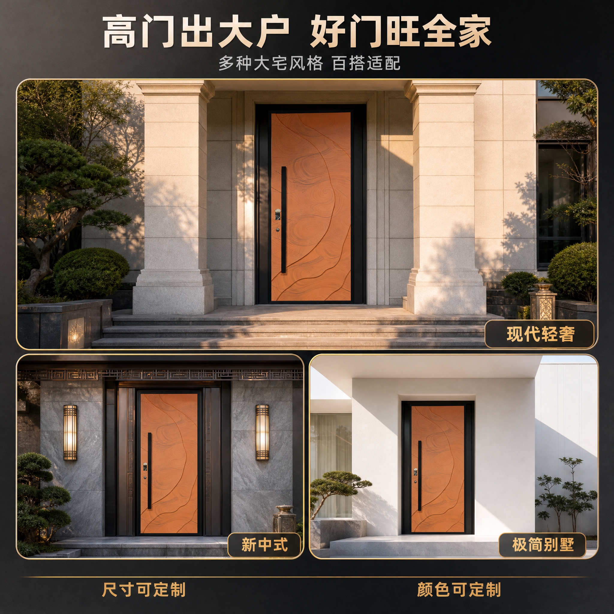 [主图-4] 主题：多场景适配-大宅入户效果展示，核心任务是展… - 图片创意预览