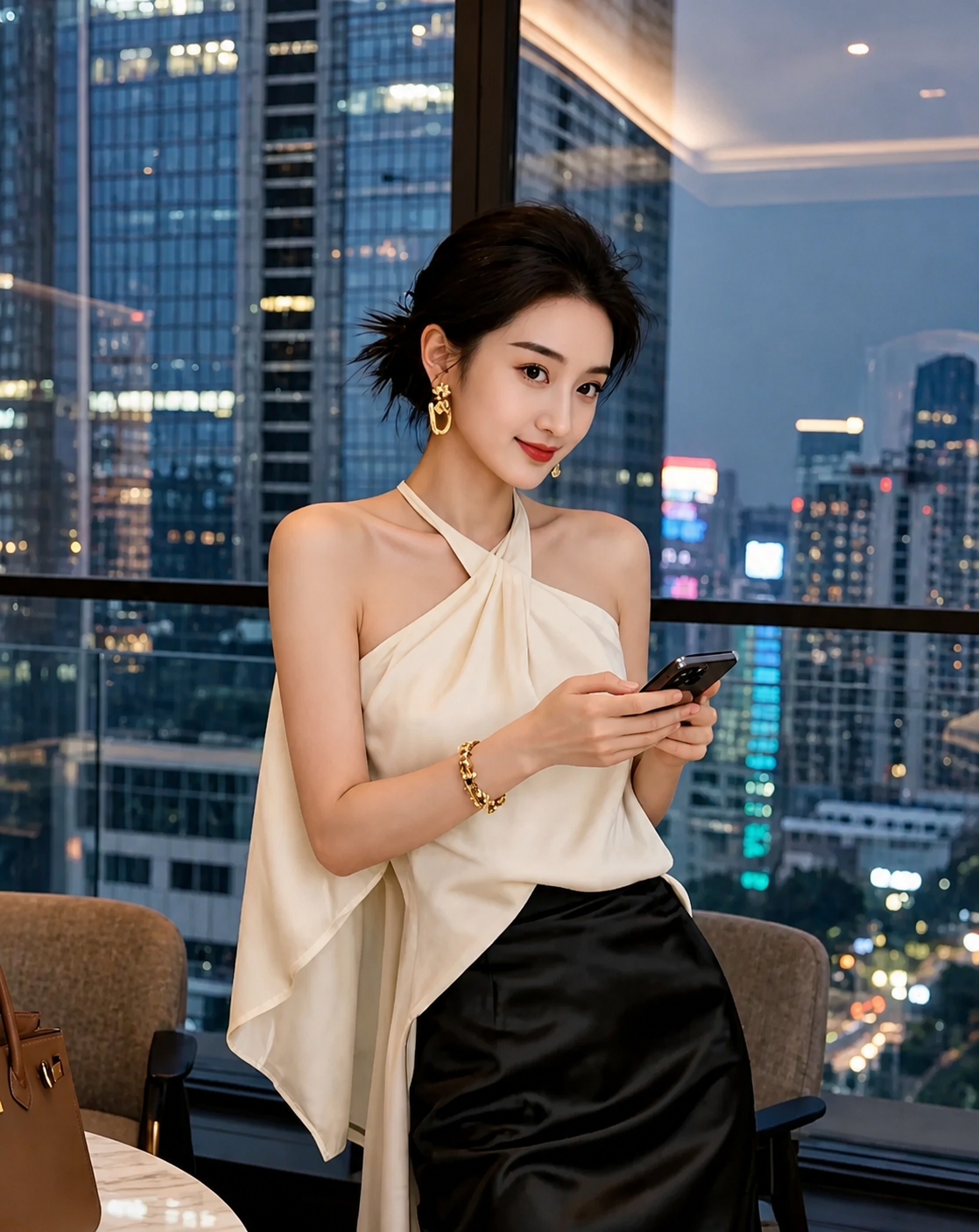 将这张图片变清晰，提升分辨率和画质，保持人物、服装、背景等所有… - 图片创意预览