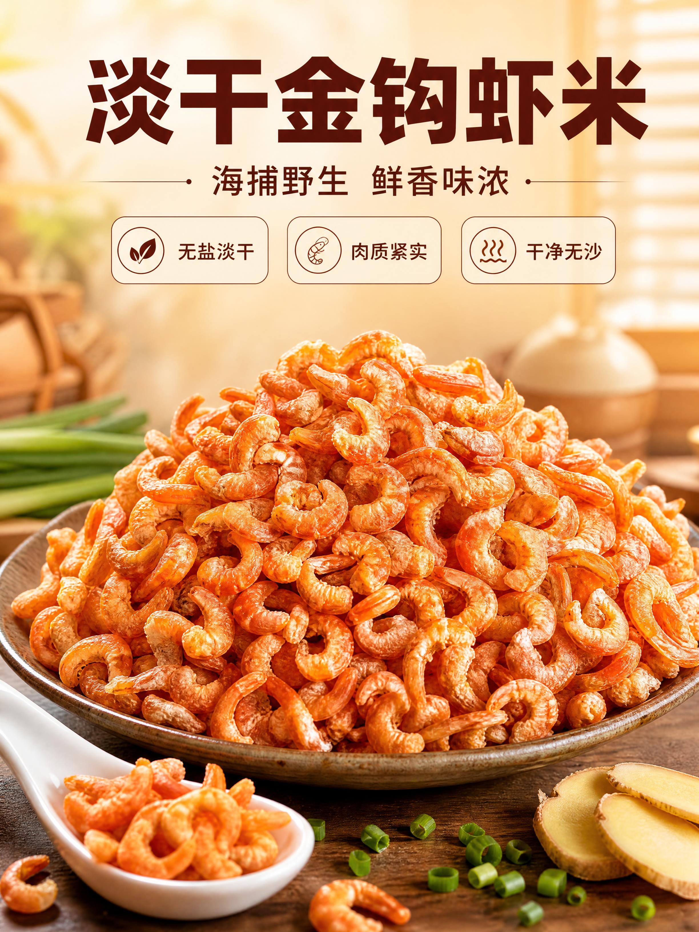 [商品] 使用【图1】虾米（海米）产品图；保留虾米橙红色泽、干… - 图片创意预览