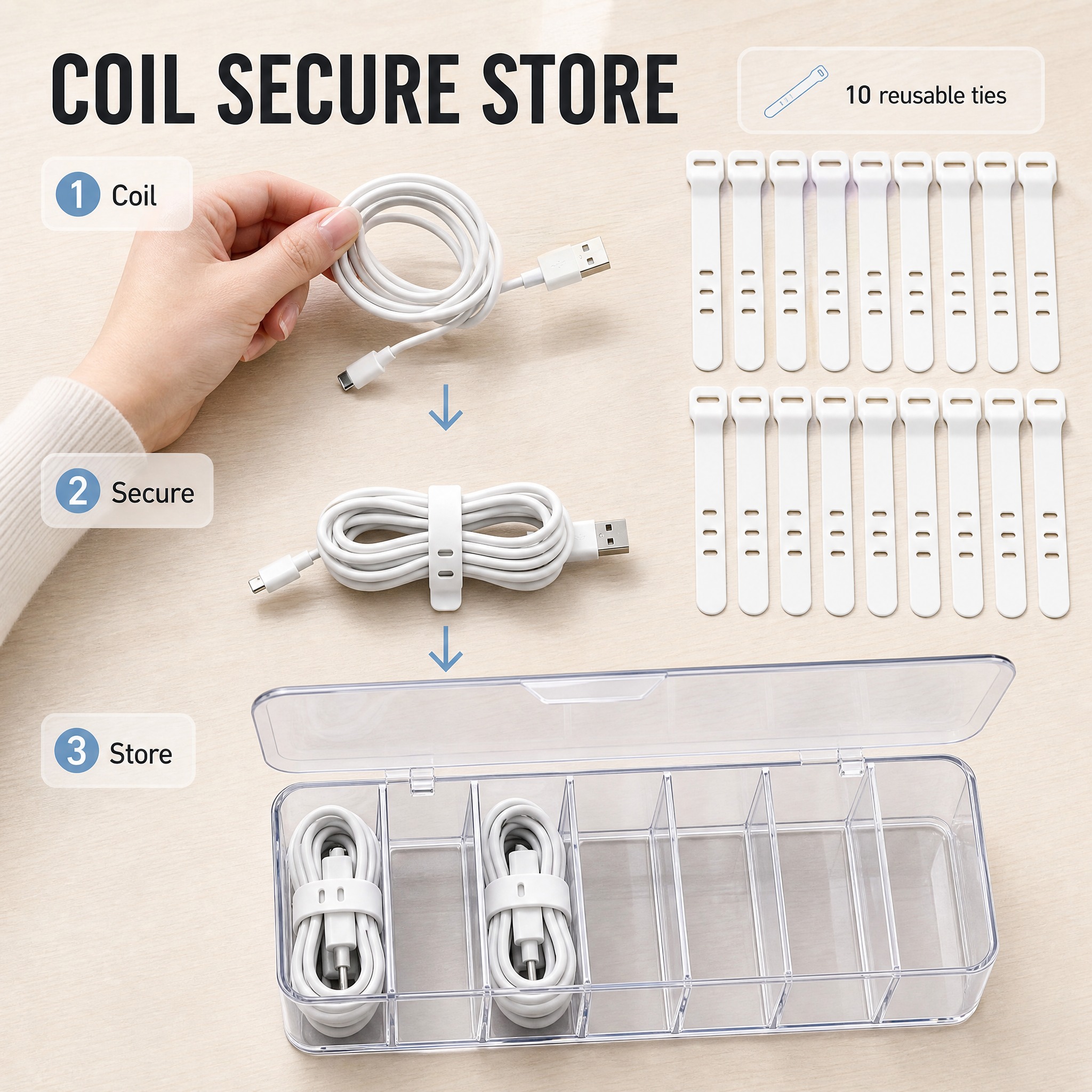 [主图-6] Cable Management Box wit… - 图片创意预览
