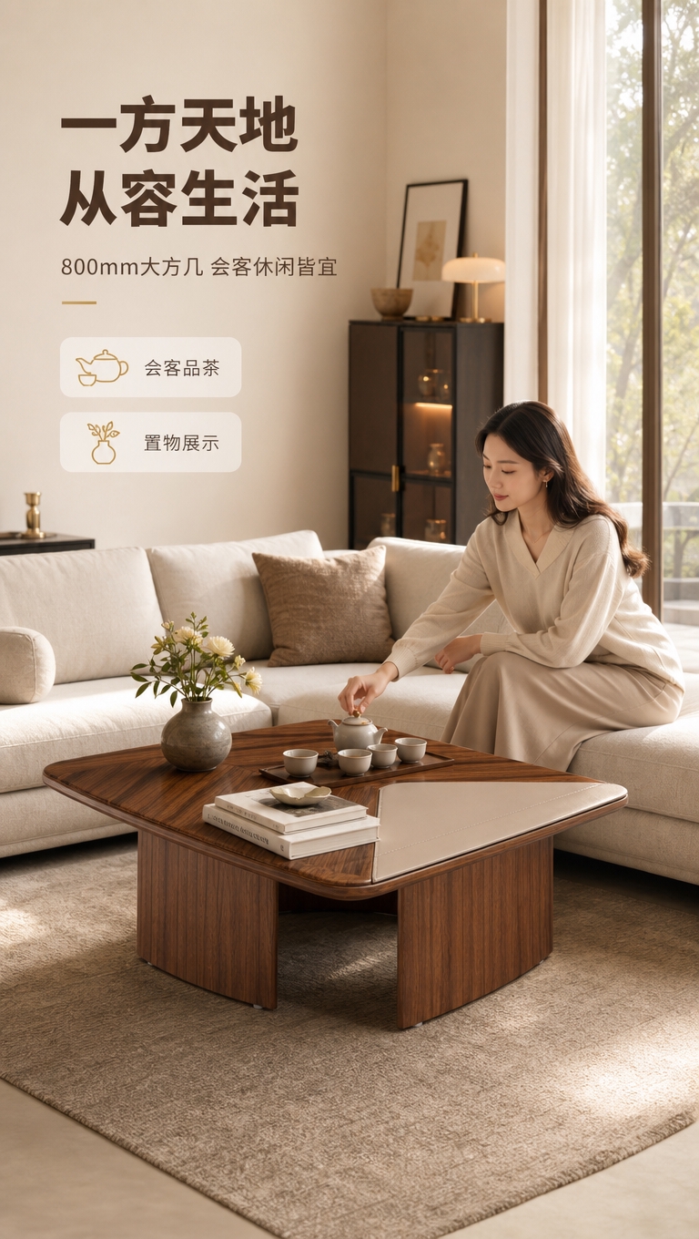 [商品] 使用【图1】DC-1168A大方几；保留方形结构、胡… - 图片创意预览