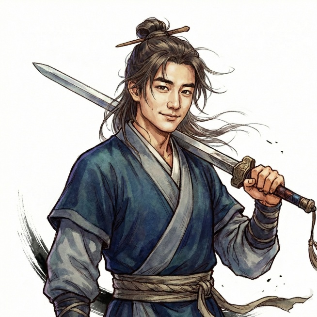 人物的五官和表情贴近男明星黄轩预览效果