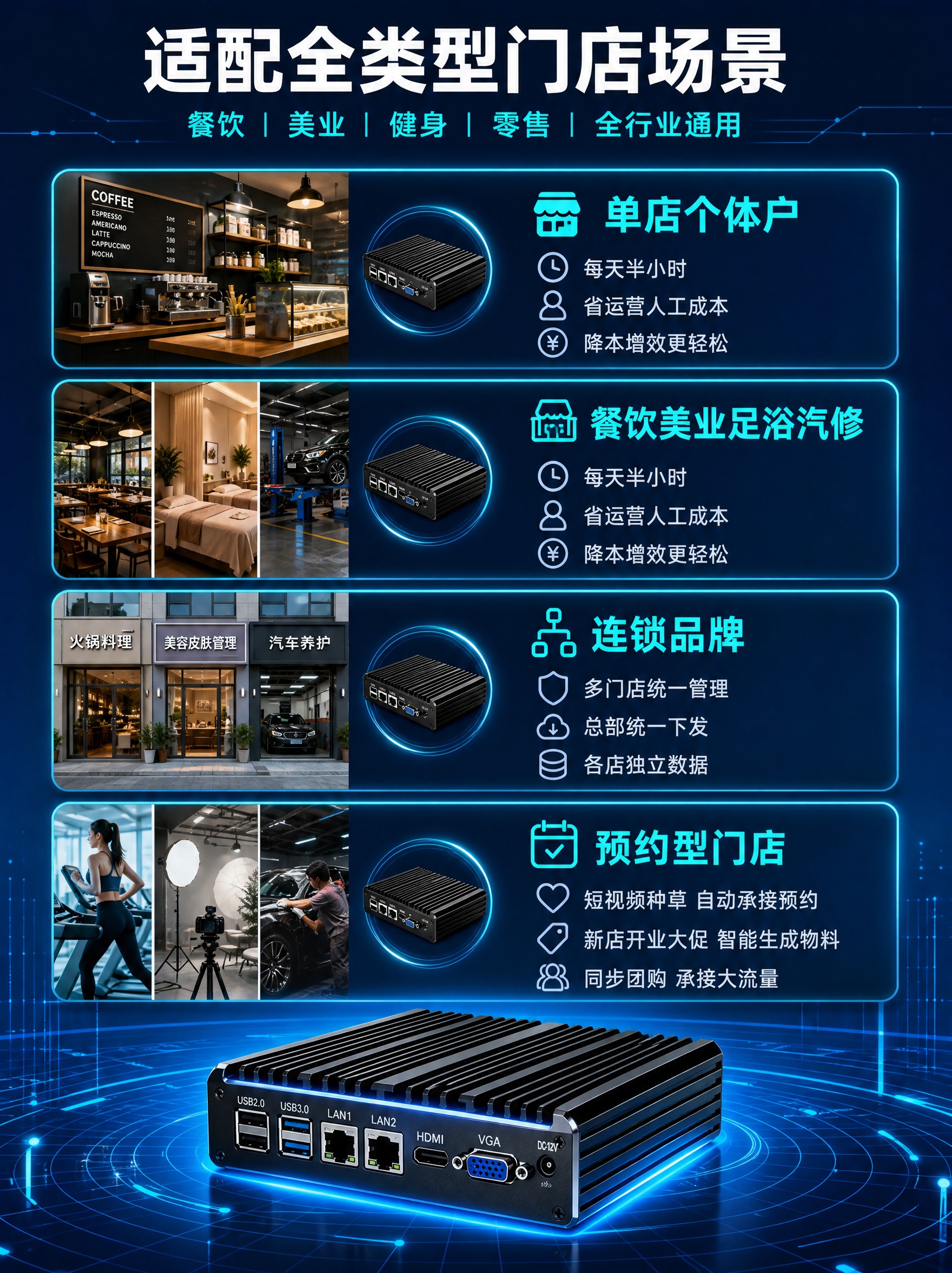 [主图-7 3:4] 适配门店场景 四大类型门店应用案例展示… - 图片创意预览