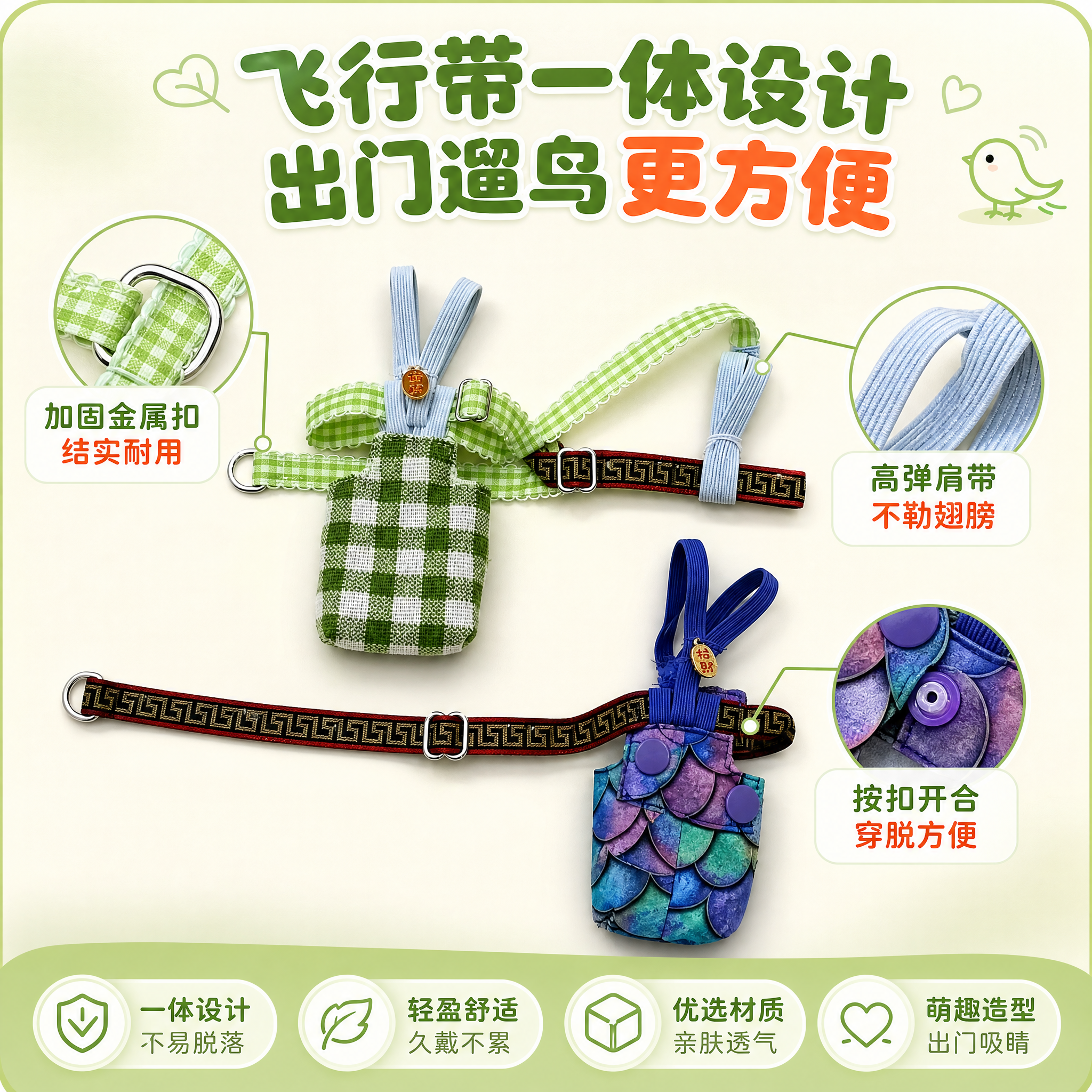 [主图-3] 主题：飞行带一体设计 细节品质展示。 [统一基调… - 图片创意预览