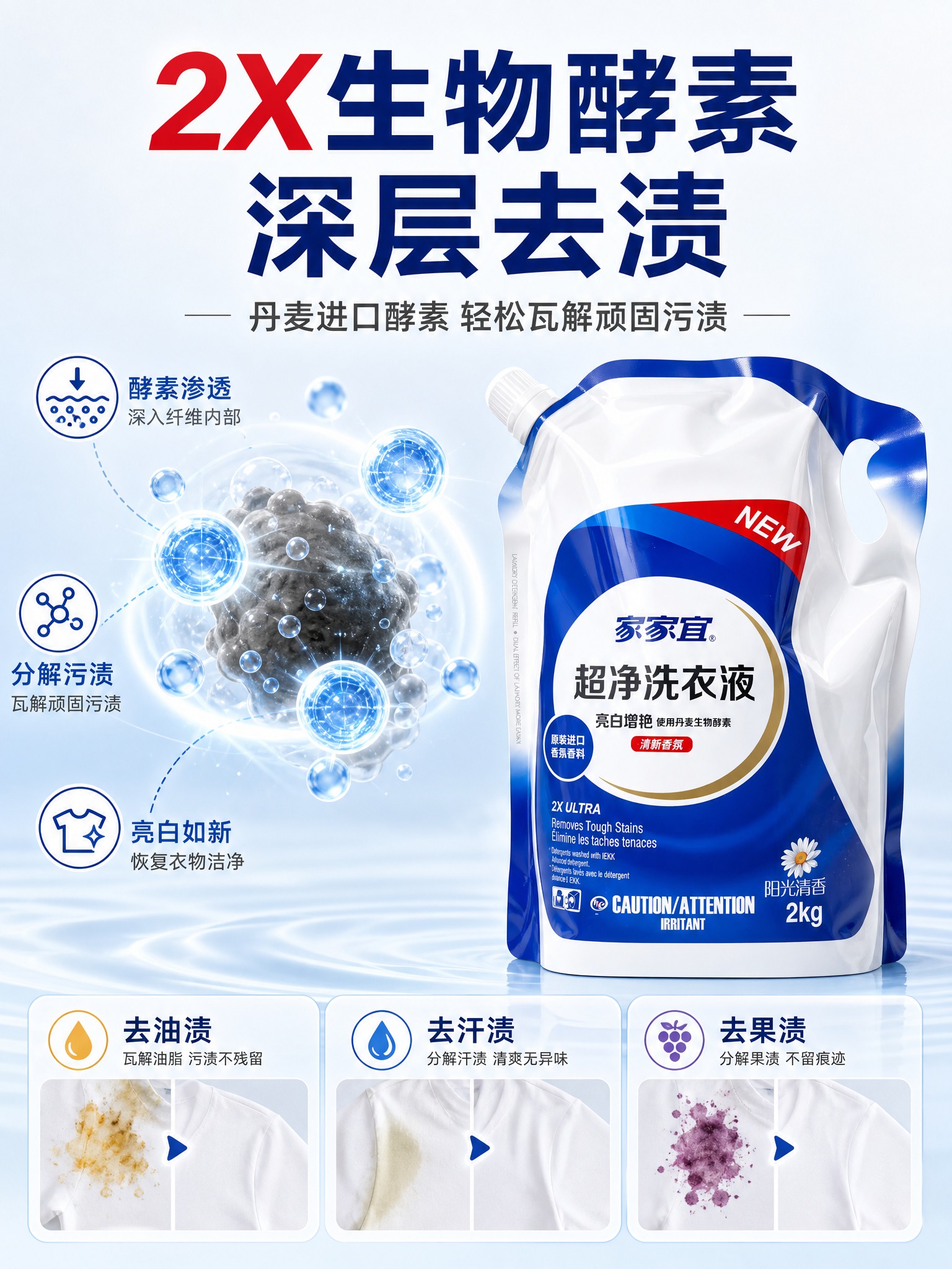 [主图-2] 核心效果证明图，突出丹麦生物酵素深层去渍功效。… - 图片创意预览