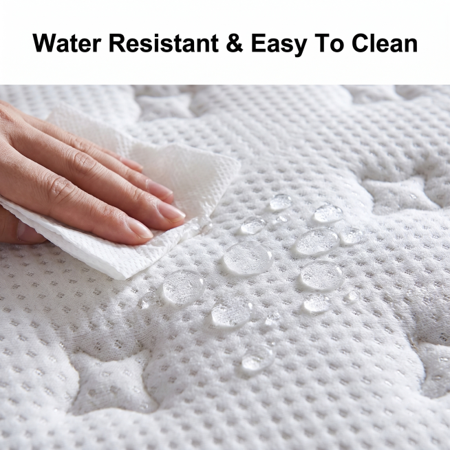 [Main Image 7] Water and stain resistance performance demo. Drop a few clear water droplets on the m预览效果