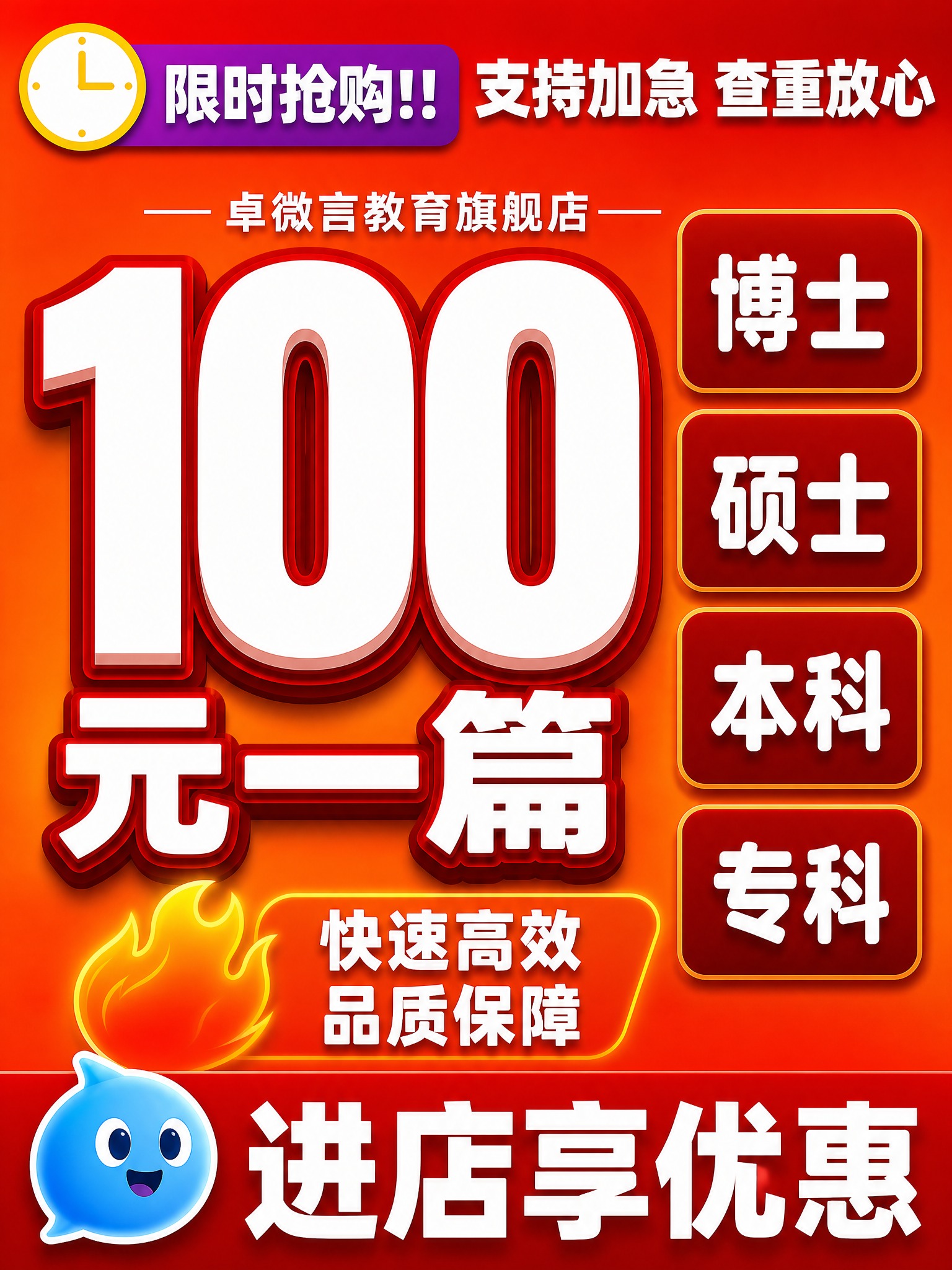 [主图-3] 价格促销与限时优惠，突出100元一篇的超高性价比… - 图片创意预览