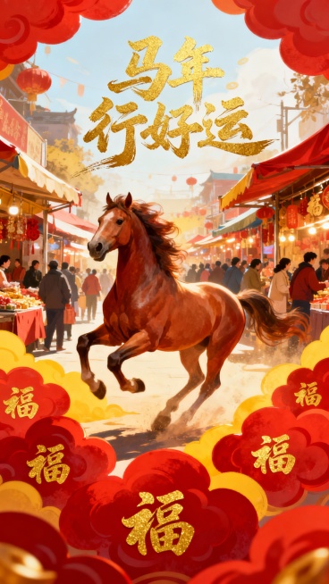 马年行好运预览效果