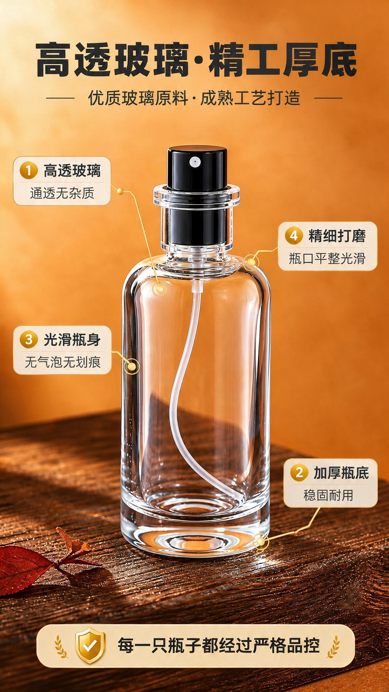 严格按照参考图【图1】的瓶子外观、版式、构图、文案、颜色、元素… - 图片创意预览