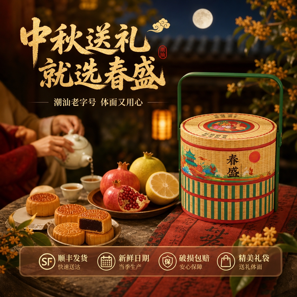 [主图-5] 中秋送礼场景与服务承诺，促进转化下单。 [统一基… - 图片创意预览