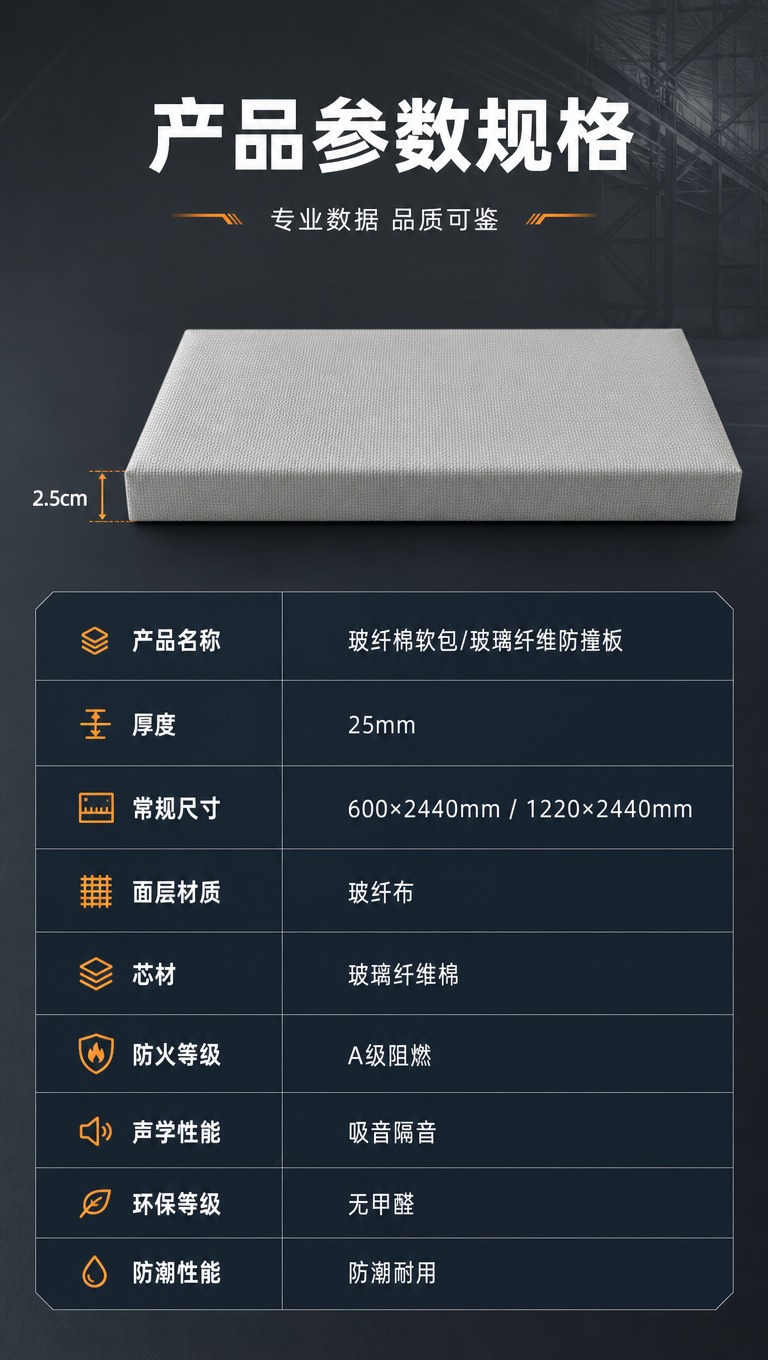 [商品] 使用【图1】浅灰色玻纤棉软包作为参数页产品展示；商品… - 图片创意预览