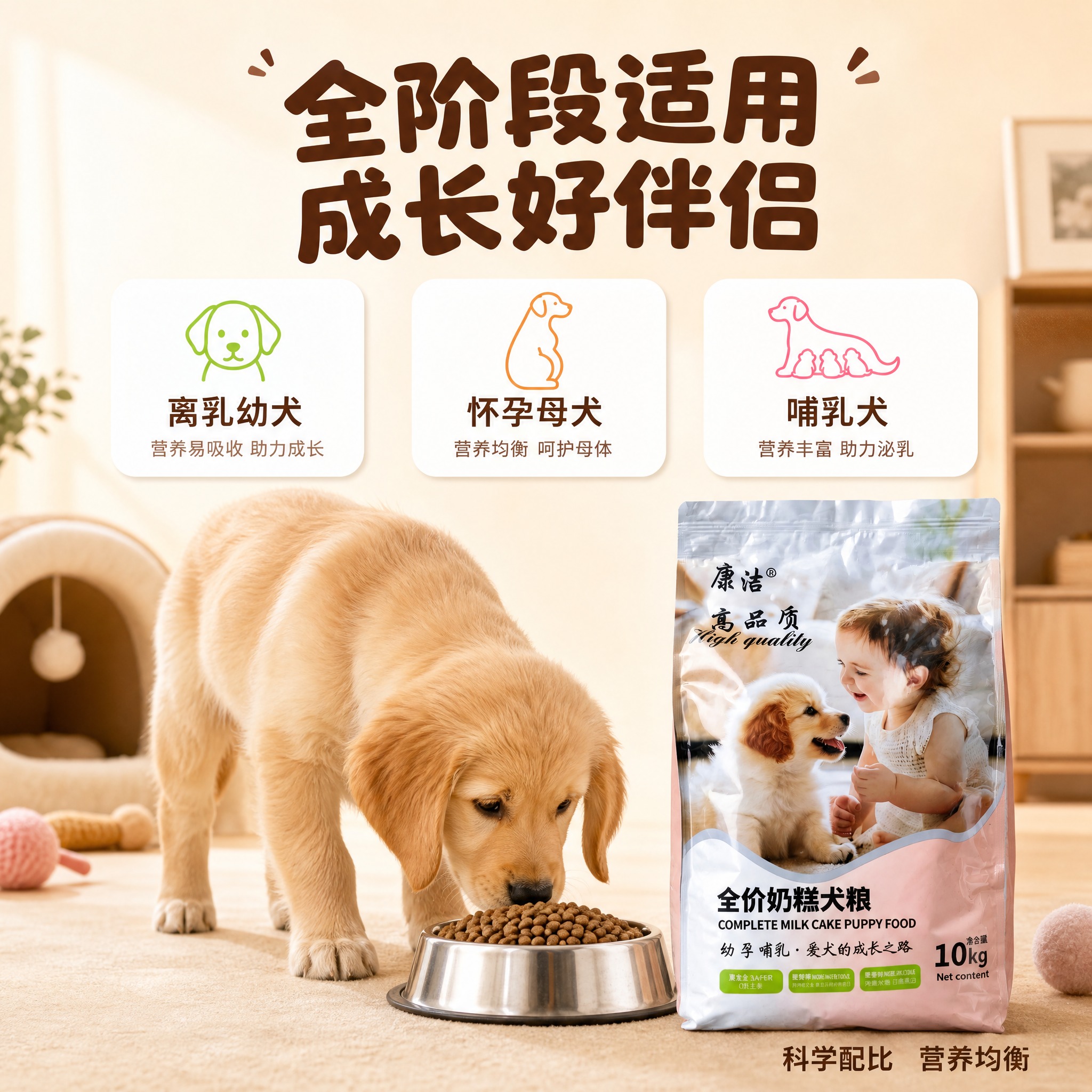 [主图-4] 场景与适配 适用阶段与喂食场景展示 说明产品适合… - 图片创意预览