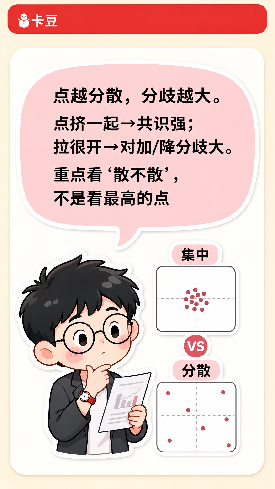 小红书竖版图文内页，金融科普风格。顶部红色圆角矩形顶栏，左侧白… - 图片创意预览