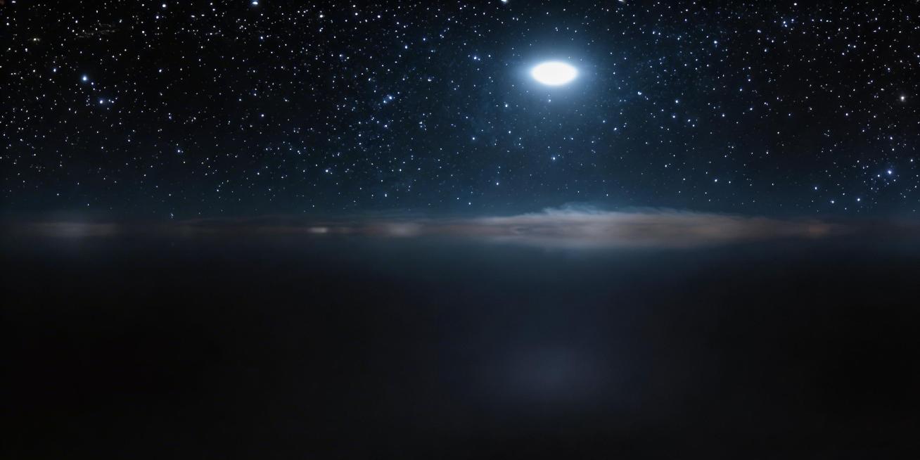 强化这张星空图片的HDR动态范围效果，增强亮部天体与暗部星空的明暗对比，提升色彩和光影层次感，让UltraHDRLoader能够正确识别和显示HDR效果，保留原图构图和星空暗黑风格预览效果