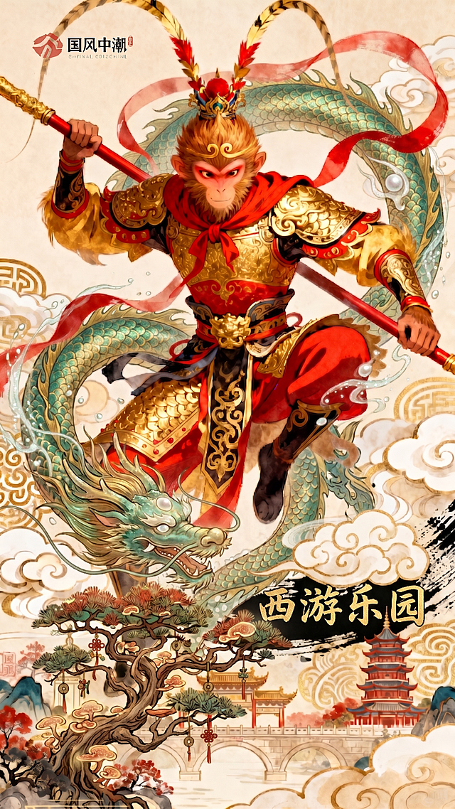 帮我加入2个其他的元素，符合美感，复杂点