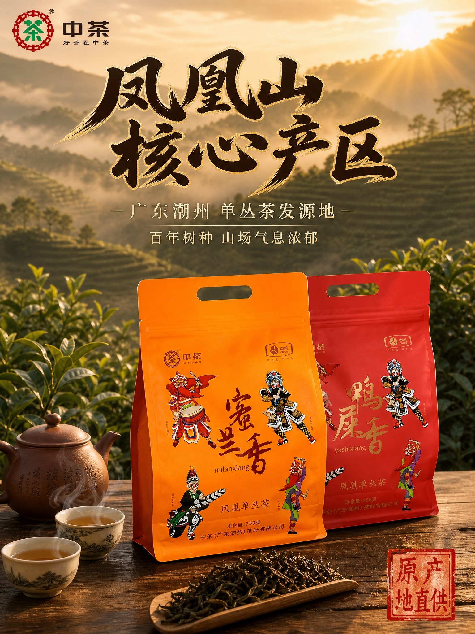 [主图-2 产地溯源] 潮州凤凰山产地溯源，建立品质信任。 [… - 图片创意预览