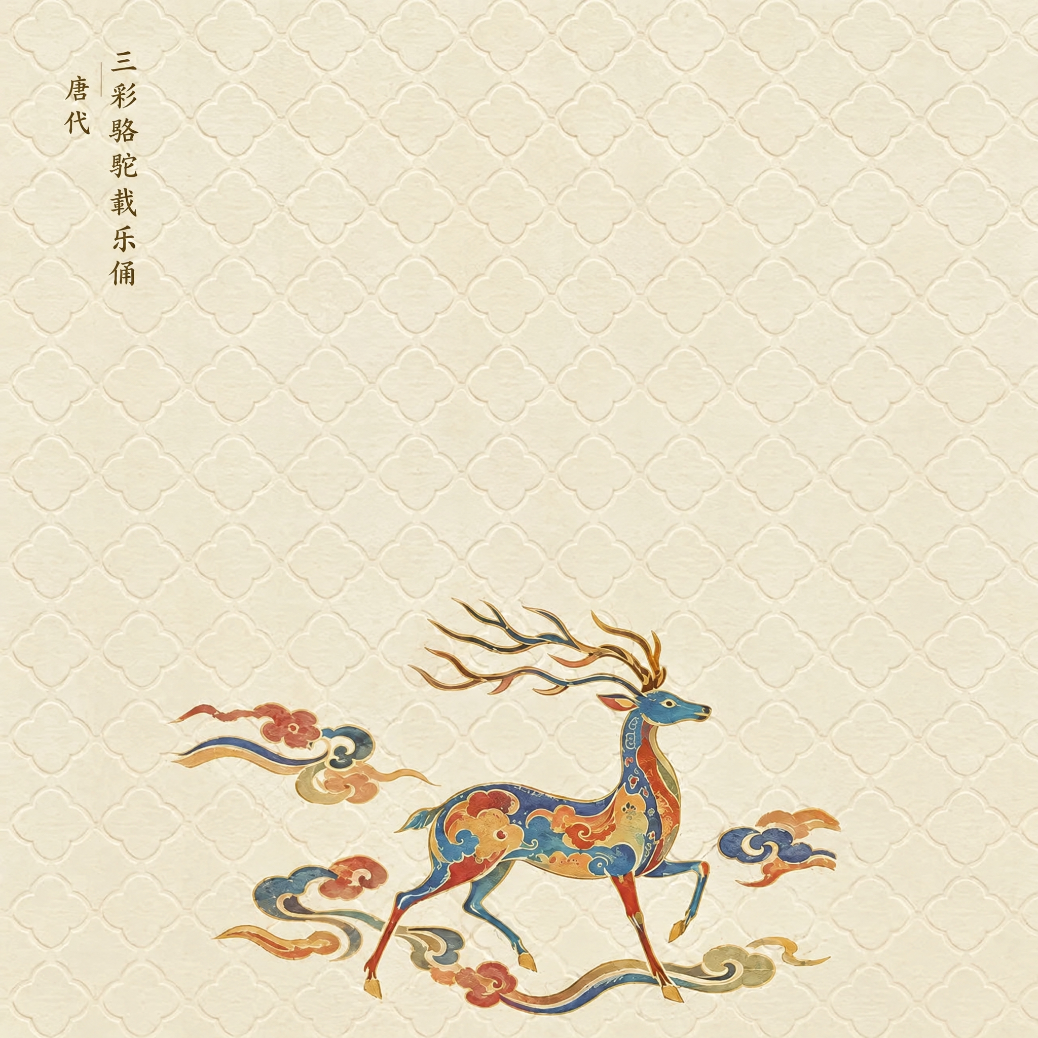 将画面正中央的梅花形（五瓣花形）镂空窗洞连同其中的文物图案整体… - 图片创意预览