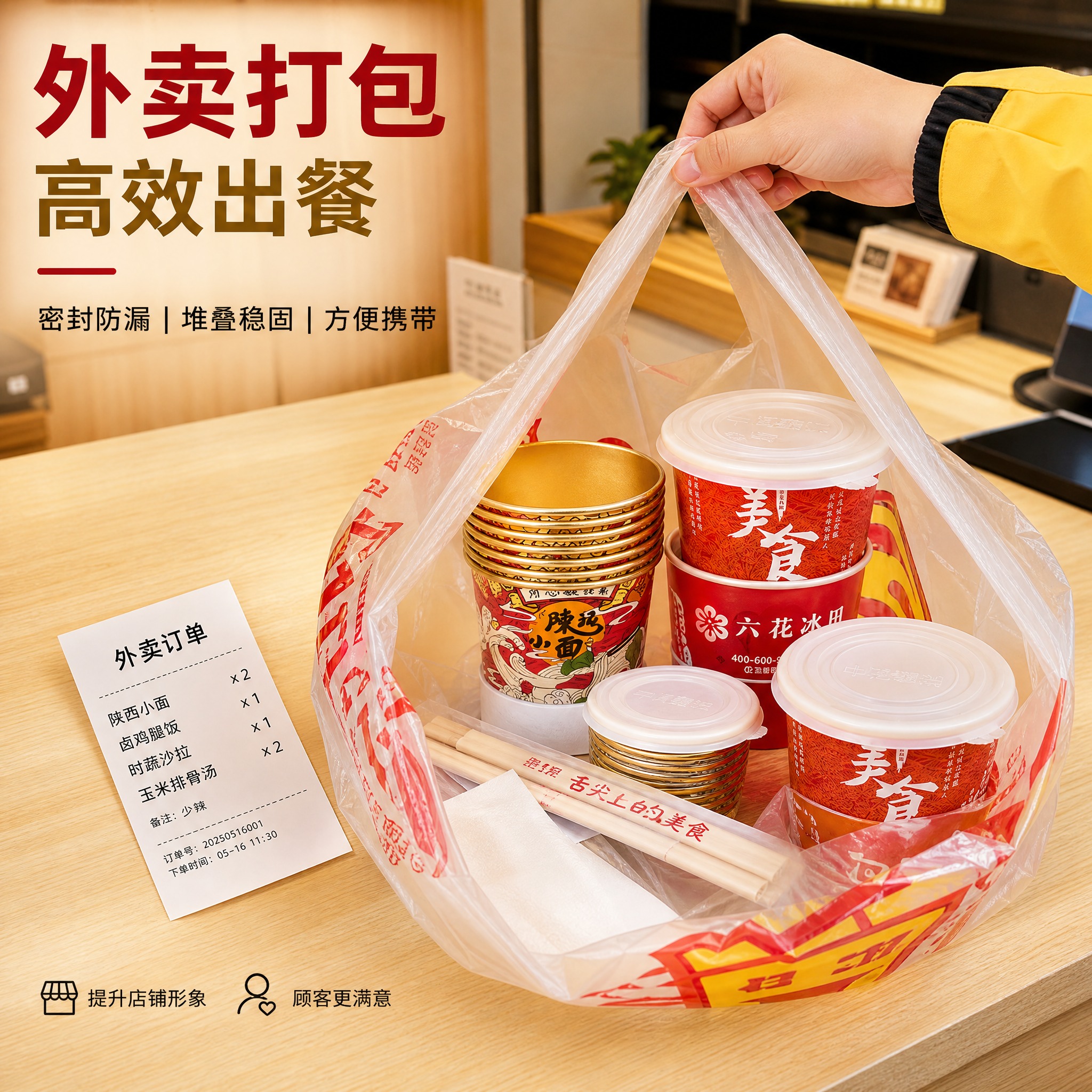 [主图-7] 外卖配送场景图，展示产品在外卖配送环节的真实使用… - 图片创意预览