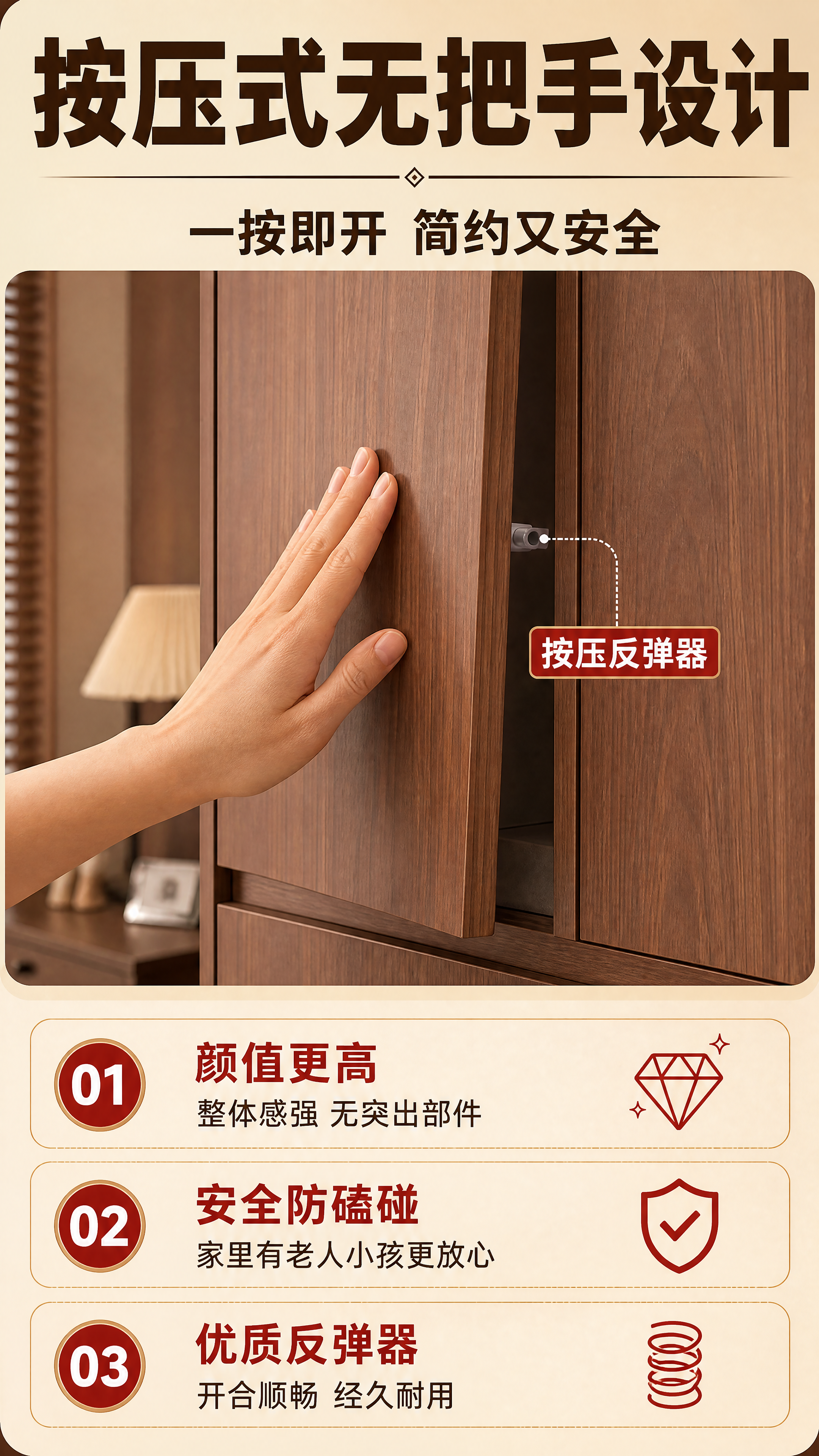 [商品] 使用【图1】胡桃木色衣柜；保留柜体外观、胡桃木纹理、… - 图片创意预览