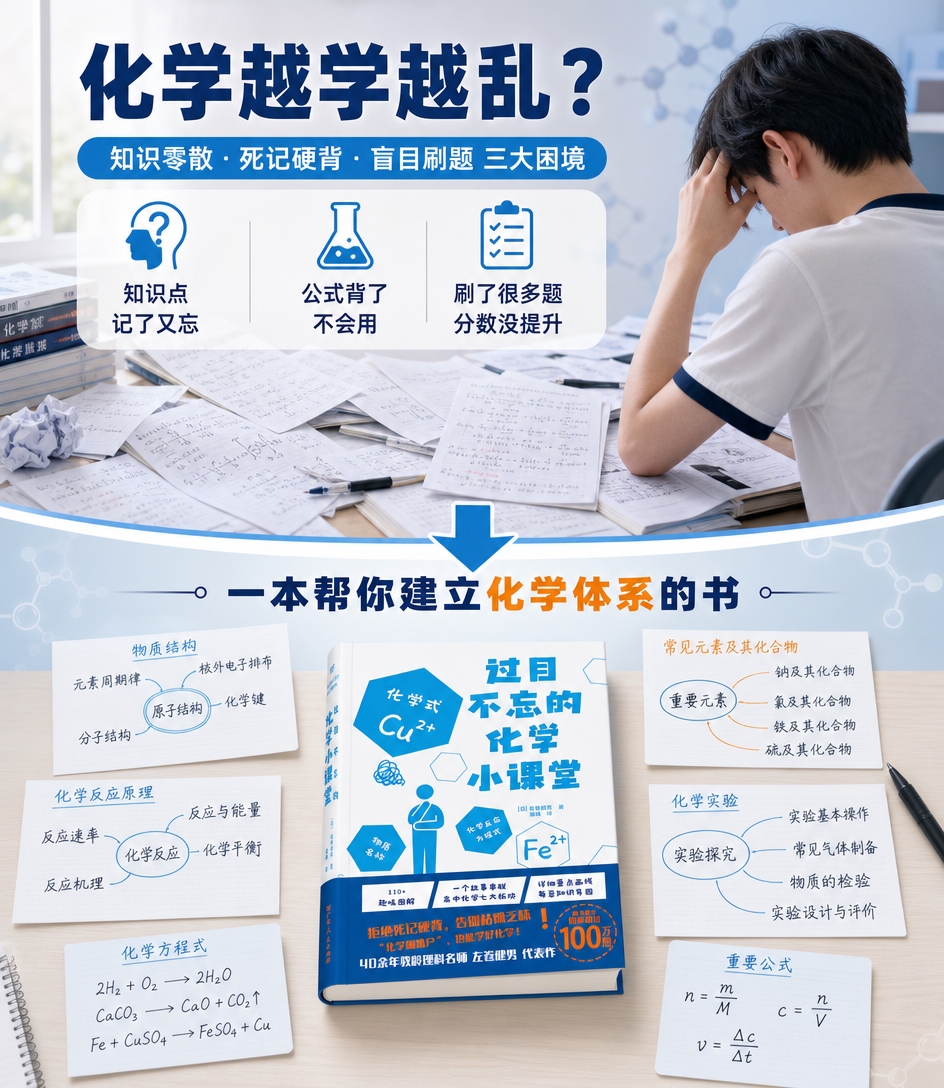 [商品] 使用【图1】《过目不忘的化学小课堂》书籍；保留封面全… - 图片创意预览