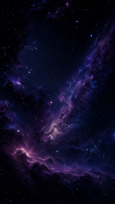 将这张星空图片整体调暗，保持原有的星云和星星细节不变预览效果