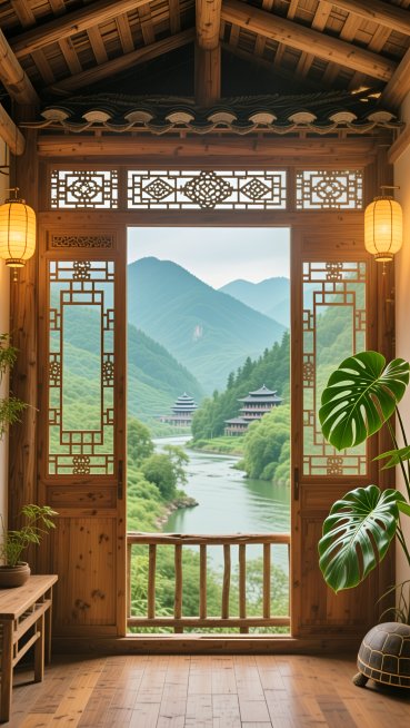 生成畲乡元素图片预览效果