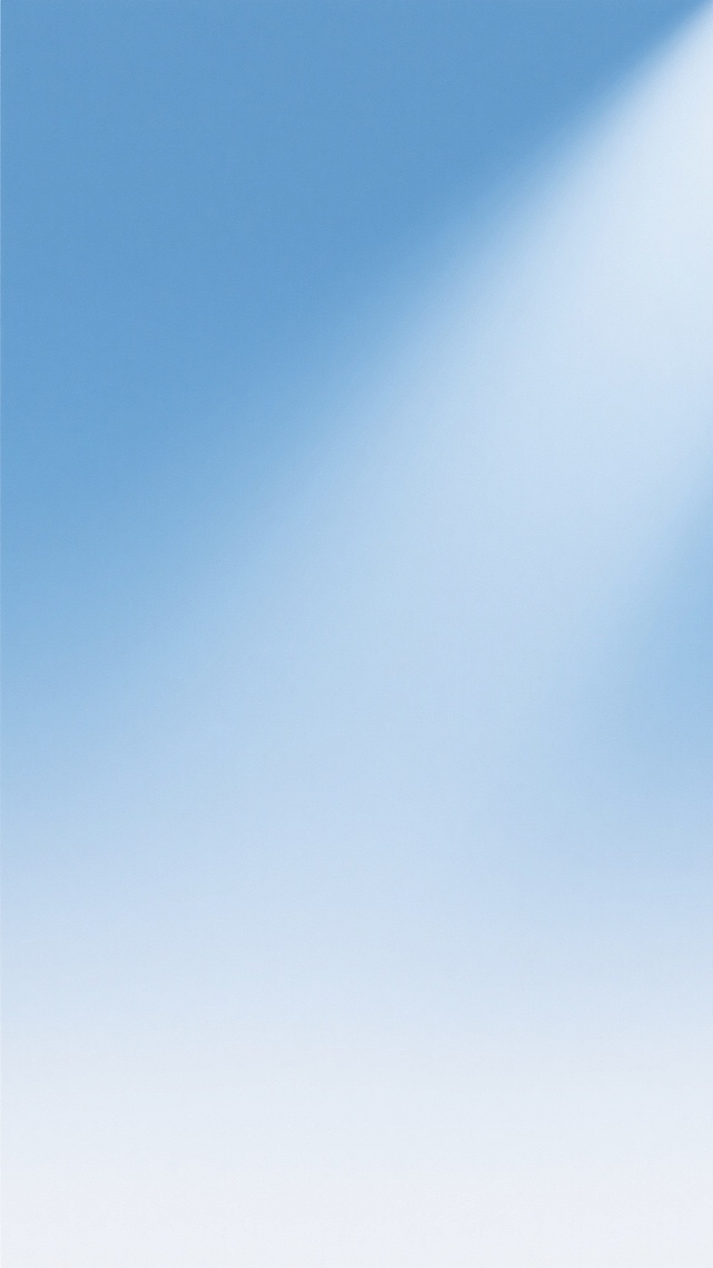 极简风格背景，由浅天蓝色向纯白色柔和渐变，呈现出通透轻盈的视觉效果，光线从右上角斜向洒下，形成自然的光影过渡，整体色调清新明亮，营造出宁静开阔的氛围，画面干净简洁，无任何文字及装饰元素，变换为柔和的水平渐变样式，保持原有的色彩和谐与通透质感。