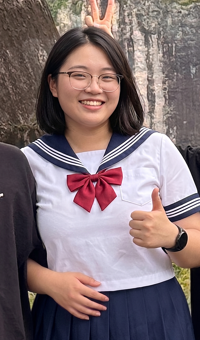 「图片1」形象转为女性 丰满的身材 穿JK服饰