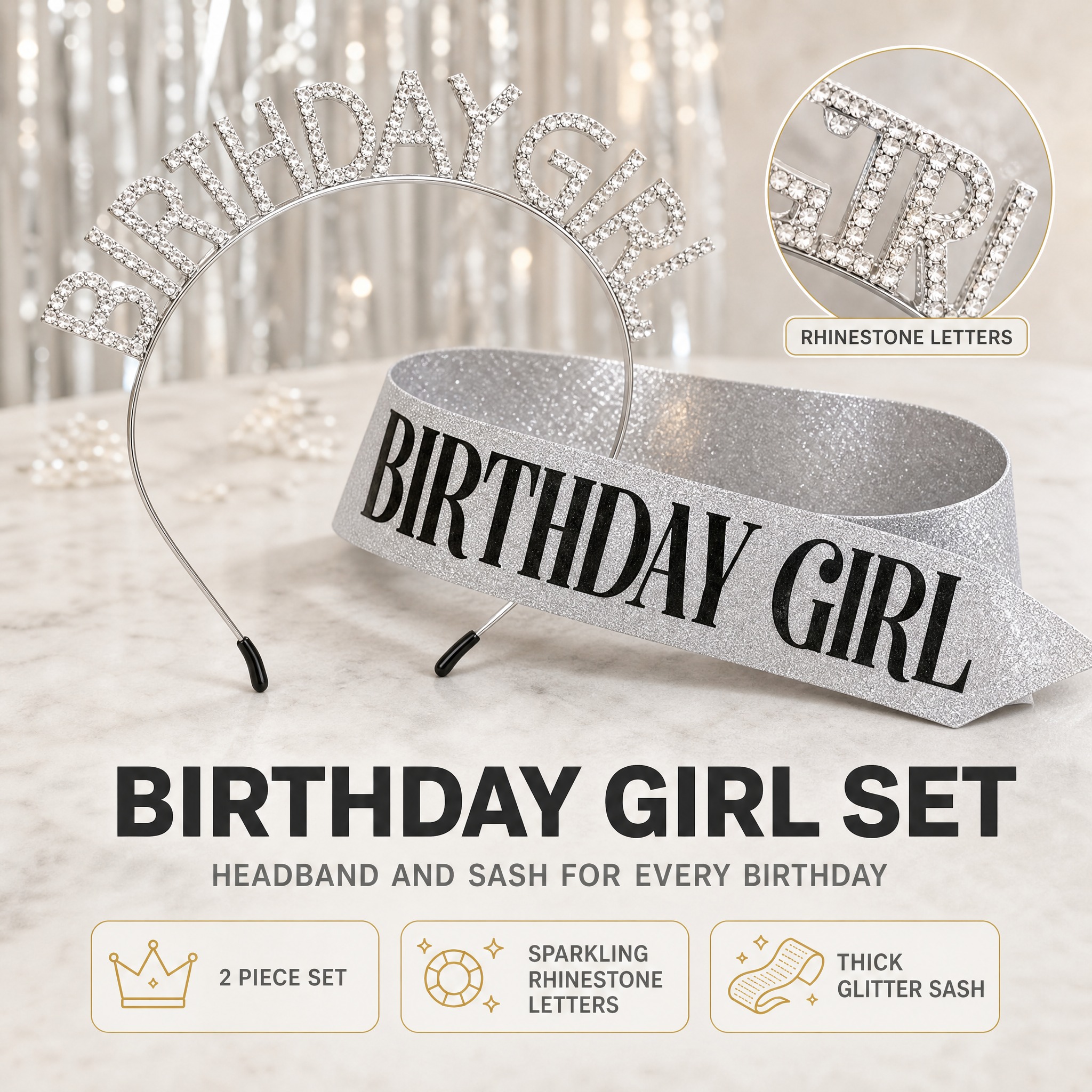 [主图-2] 商品名称：Birthday Girl Crown… - 图片创意预览
