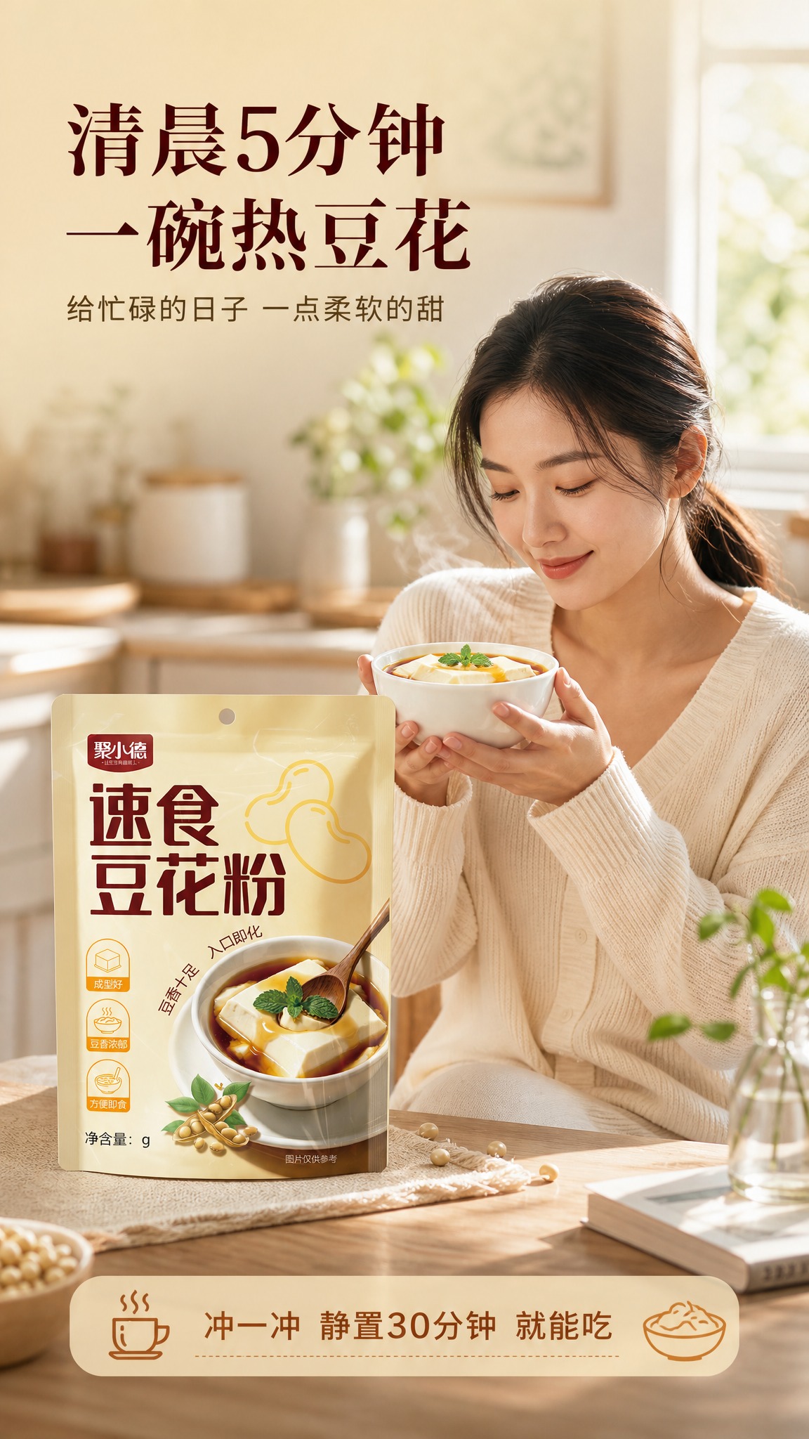 [prompt_商品] 使用【图1】包装正面与【图2】背面作为… - 图片创意预览