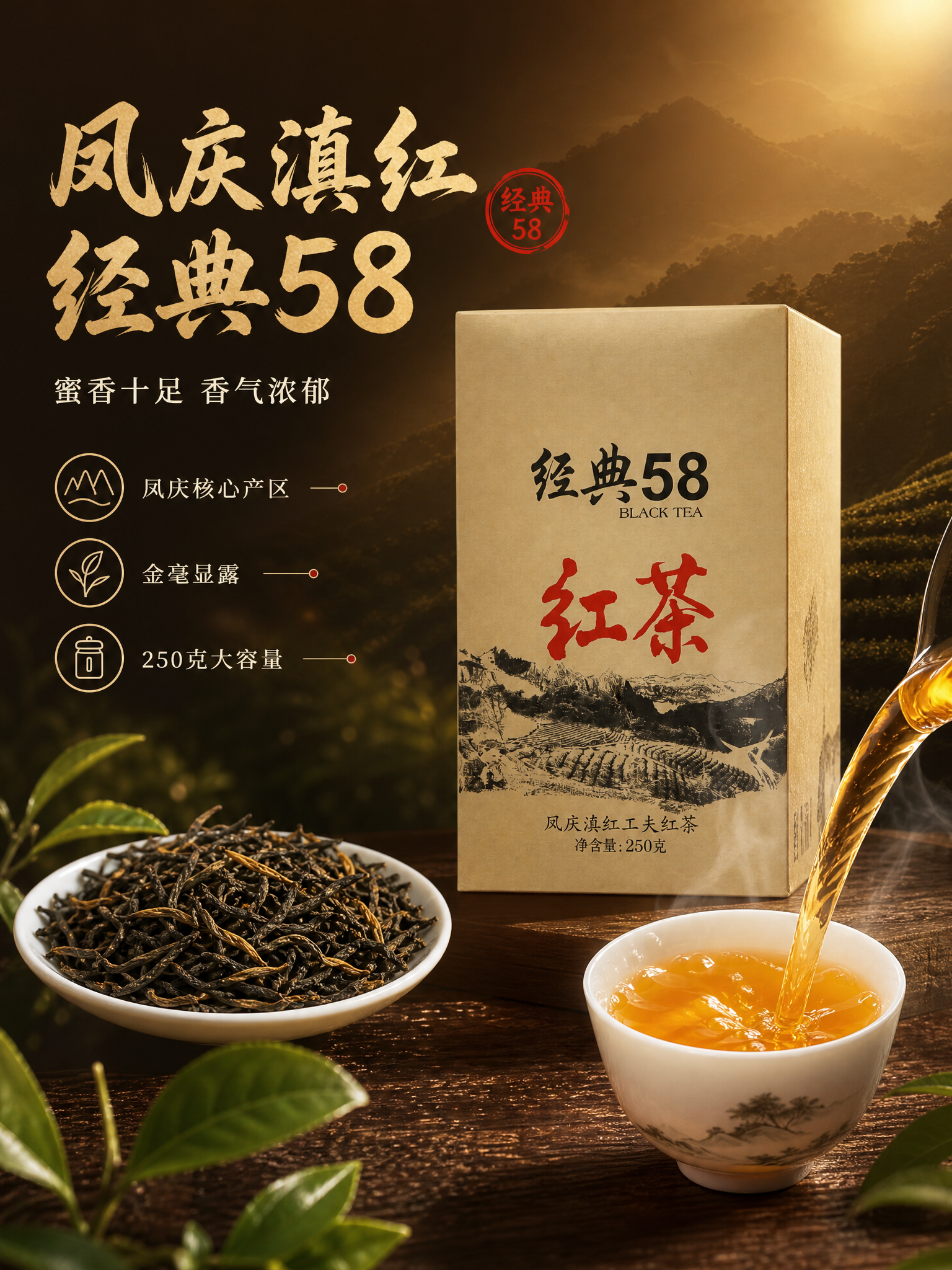 [商品] 使用【图1】产品包装盒、【图5】茶汤图、【图3】干茶… - 图片创意预览