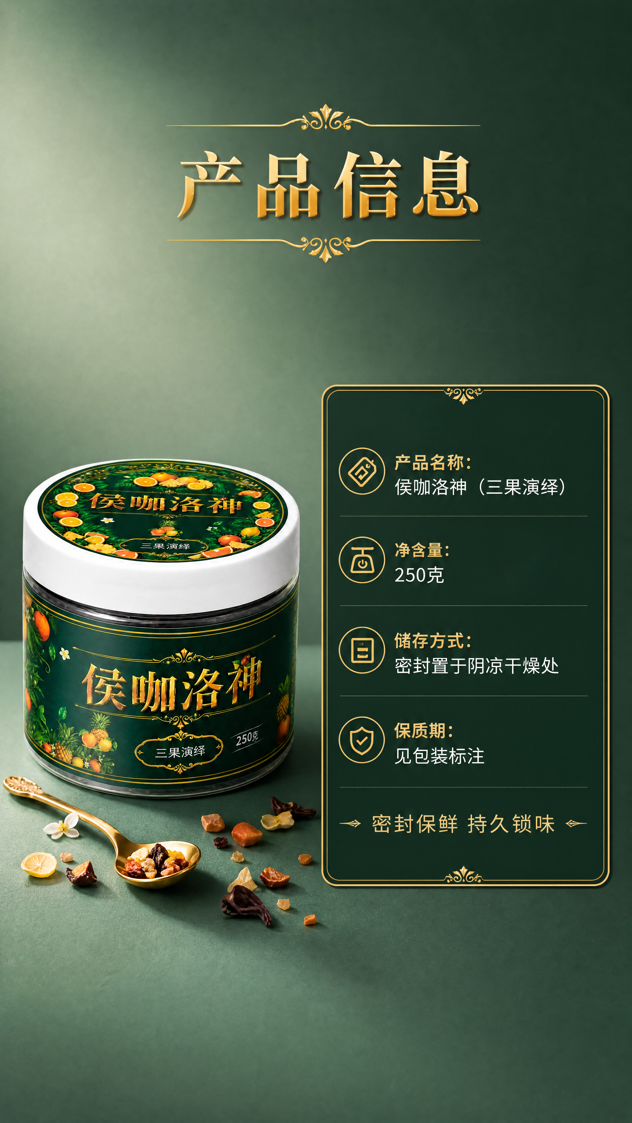 [商品] 使用【图1】侯咖洛神三果演绎罐装产品；保留罐体所有外… - 图片创意预览